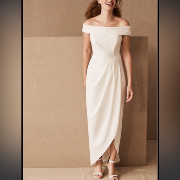BHLDN Dresses & Skirts - BHLDN Off the Shoulder Dress